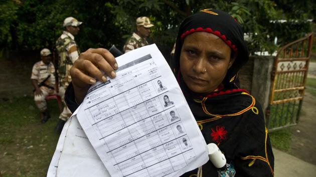 As more than 1.9 million people in Assam stare at an uncertain future following their exclusion from the National Register of Citizens (NRC) list, the Opposition slammed the Centre over the list released on Saturday. (AP Photo) As more than 1.9 million people in Assam stare at an uncertain future following their exclusion from the National Register of Citizens (NRC) list, the Opposition slammed the Centre over the list released on Saturday. (AP Photo)