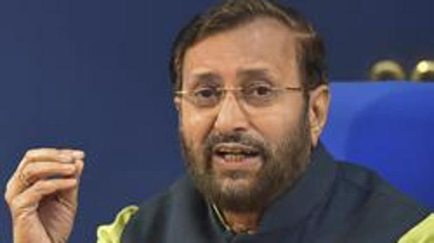 PrakashJavadekar said that the government was in the process of amending the Cinematograph Act to curb piracy.(PTI photo)