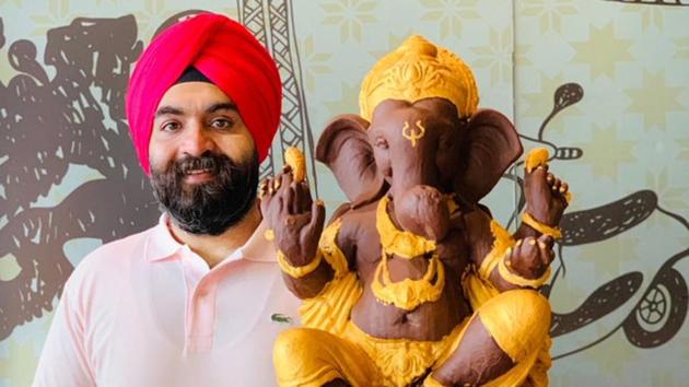 This the fourth year Harjinder Singh Kukreja has posted about chocolate Ganesha. (Twitter/Harjinder Singh Kukreja) This the fourth year Harjinder Singh Kukreja has posted about chocolate Ganesha. (Twitter/Harjinder Singh Kukreja)