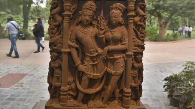 “If we know which museum or monument the object belonged to, then we return it to them. But in cases where we cannot trace the precise origin of the antiquity or do not consider it safe to be returned to it, we retain them with the CAC and are being displayed for public in the new gallery,” the official said. (Biplov Bhuyan / HT Photo) “If we know which museum or monument the object belonged to, then we return it to them. But in cases where we cannot trace the precise origin of the antiquity or do not consider it safe to be returned to it, we retain them with the CAC and are being displayed for public in the new gallery,” the official said. (Biplov Bhuyan / HT Photo)