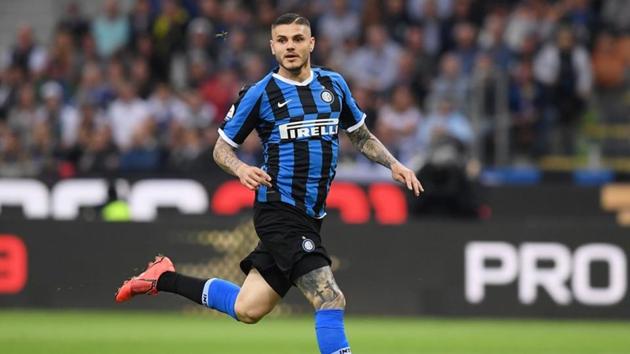 Mauro Icardi in action for Inter Milan.(REUTERS)