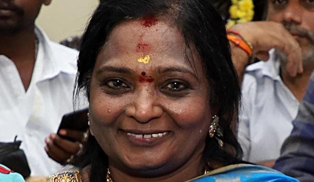Governor of Telangana Tamilisai Soundararajan .(ANI Photo) Governor of Telangana Tamilisai Soundararajan .(ANI Photo)