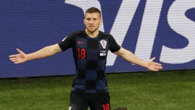 Ante Rebic while playing for Croatia at the World Cup.(REUTERS)