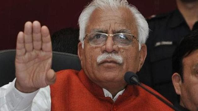 Haryana chief minister claimed that this move will give a benefit of Rs. 2,500 crore to borrowers of PACS.(HT FILE)