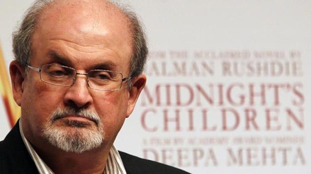 Salman Rushdie’s latest novel ‘Quichotte’ has been nominated for the 2019 Booker Prize.(HT ARCHIVES)