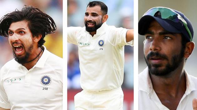 Indian pace trio has been menacing(HT Collage)