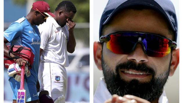 Darren Bravo had to walk off the field (HT Collage) Darren Bravo had to walk off the field (HT Collage)