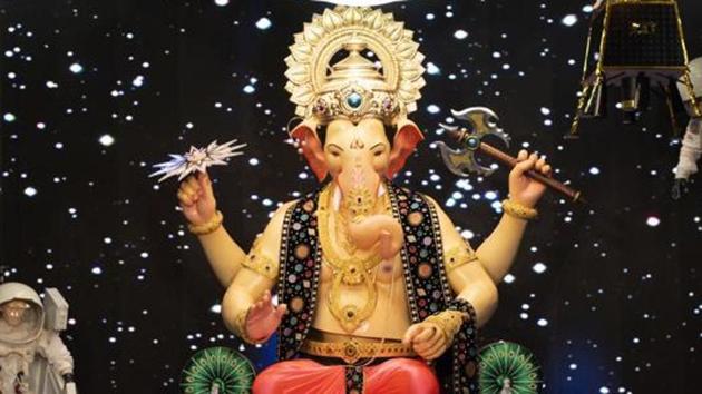 The Lalbaughcha Raja (Representational Image)(HT/Satish Bate) The Lalbaughcha Raja (Representational Image)(HT/Satish Bate)