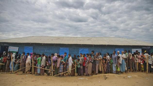 Bangladesh on Monday ordered operators to shut down mobile phone services to almost one million Rohingya refugees living in camps in the country’s southeast, an official said. (AP Photo (Representative image)) Bangladesh on Monday ordered operators to shut down mobile phone services to almost one million Rohingya refugees living in camps in the country’s southeast, an official said. (AP Photo (Representative image))