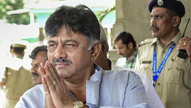 DK Shivakumar has been the Karnataka Congress party’s most prominent leader from the Vokkaliga community.(PTI PHOTO.) DK Shivakumar has been the Karnataka Congress party’s most prominent leader from the Vokkaliga community.(PTI PHOTO.)