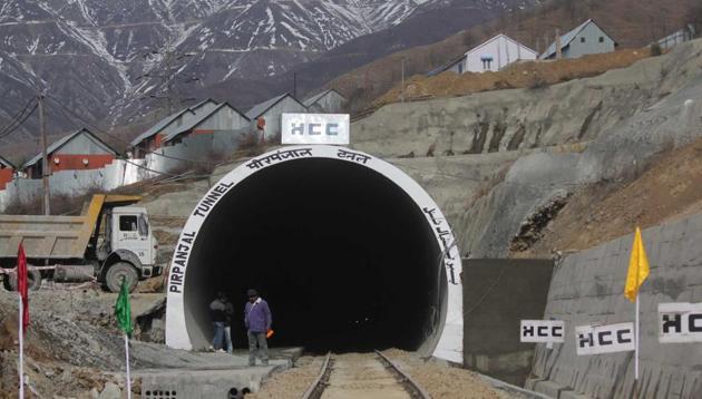 Pir Panjal tunnel. Kashmiris must now build a solid economy and infrastructure, but to do so will require a significant change in mindset(Hindustan Times)