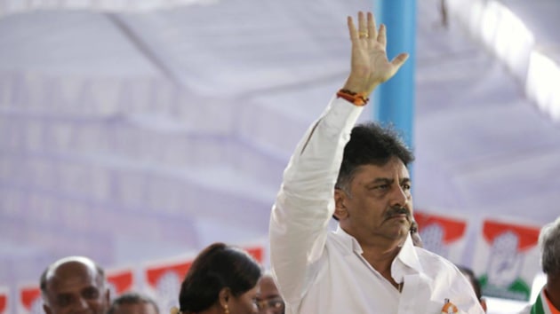 In the month since the BJP government was formed in Karnataka, many leaders in that party openly claimed that Shivakumar might soon be put behind bars, which came true on Tuesday.(Photo:Facebook/ @DKShivakumar.official) In the month since the BJP government was formed in Karnataka, many leaders in that party openly claimed that Shivakumar might soon be put behind bars, which came true on Tuesday.(Photo:Facebook/ @DKShivakumar.official)