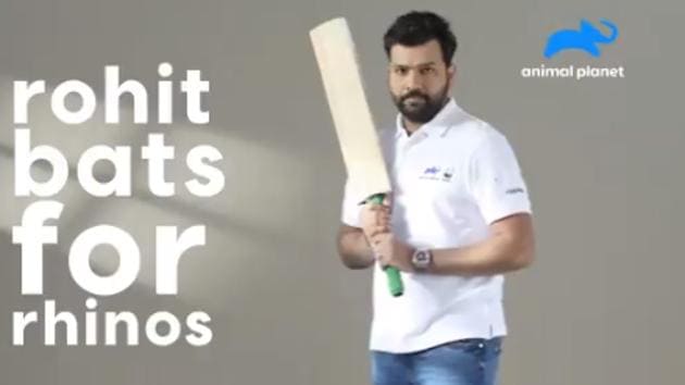 Rohit Sharma joined WWF India as its Brand Ambassador for Rhino Conservation in 2018. (Twitter/Rohit Sharma) Rohit Sharma joined WWF India as its Brand Ambassador for Rhino Conservation in 2018. (Twitter/Rohit Sharma)