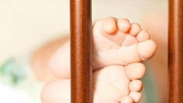 The baby, Aayansh, is 18 months old now, but he cannot sit up, talk, or communicate in any other way. According to doctors, this is because of the brain damage from the lack of oxygen during his birth. (Shutterstock Image) The baby, Aayansh, is 18 months old now, but he cannot sit up, talk, or communicate in any other way. According to doctors, this is because of the brain damage from the lack of oxygen during his birth. (Shutterstock Image)