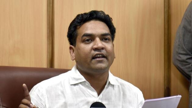 The Delhi High Court on Wednesday allowed BJP leader and former AAP MLA Kapil Mishra to withdraw his plea, challenging his disqualification by the Delhi Assembly speaker. (Sushil Kumar/HT PHOTO) The Delhi High Court on Wednesday allowed BJP leader and former AAP MLA Kapil Mishra to withdraw his plea, challenging his disqualification by the Delhi Assembly speaker. (Sushil Kumar/HT PHOTO)