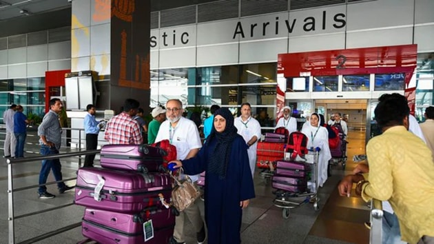 After successful completion of the trial, the DIAL said this facial recognition facility would be officially launched at Terminal 3, and subsequently at other terminals of Delhi airport.(HT imaage)