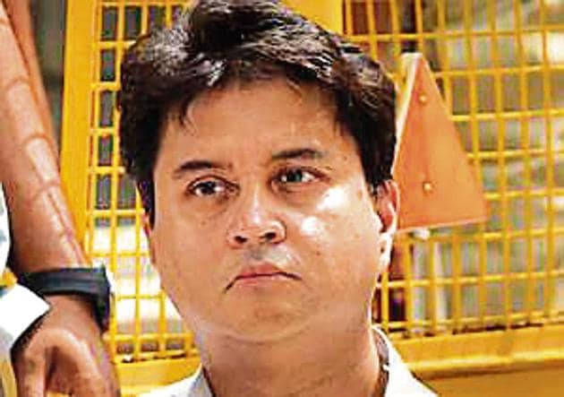Scindia said, “The charges (levelled by Singhar) are serious. (HT image) Scindia said, “The charges (levelled by Singhar) are serious. (HT image)
