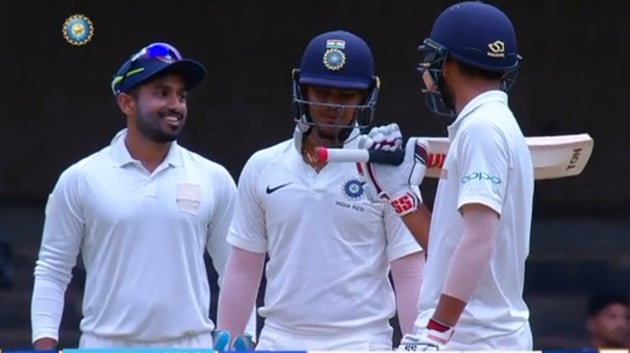 Ishan Kishan tried to distract Mayank Markande.(BCCI/Screengrab)