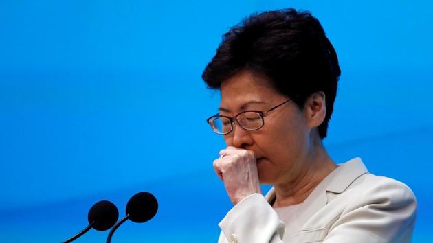 Carrie Lam said the decision to scrap the bill was hers and not made in Beijing, although she added that Chinese authorities backed the move. (Reuters photo) Carrie Lam said the decision to scrap the bill was hers and not made in Beijing, although she added that Chinese authorities backed the move. (Reuters photo)