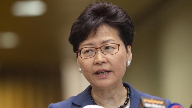 Carrie Lam withdrew the bill, which has plunged the Chinese territory into its worst political crisis in decades, on Wednesday. (Bloomberg photo) Carrie Lam withdrew the bill, which has plunged the Chinese territory into its worst political crisis in decades, on Wednesday. (Bloomberg photo)