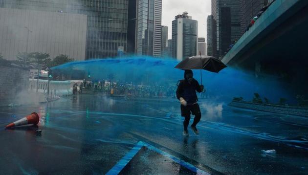 Concerns over Hong Kong’s political and economic future are growing as pro-democracy protests drag on and turn increasingly violent. (AP Photo) Concerns over Hong Kong’s political and economic future are growing as pro-democracy protests drag on and turn increasingly violent. (AP Photo)