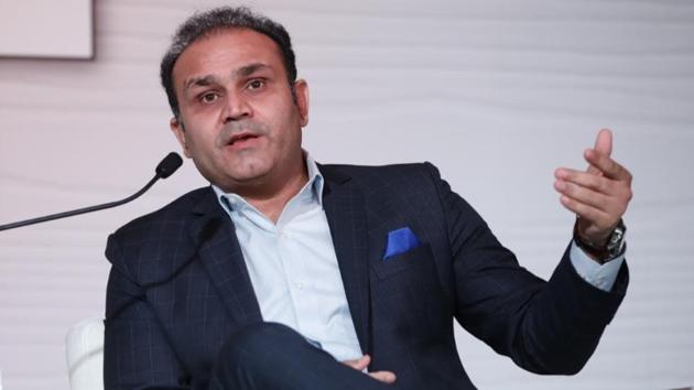 Virender Sehwag speaks during HT-Mint Asia Leadership Summit 2019 in Singapore. (HT Photo) Virender Sehwag speaks during HT-Mint Asia Leadership Summit 2019 in Singapore. (HT Photo)