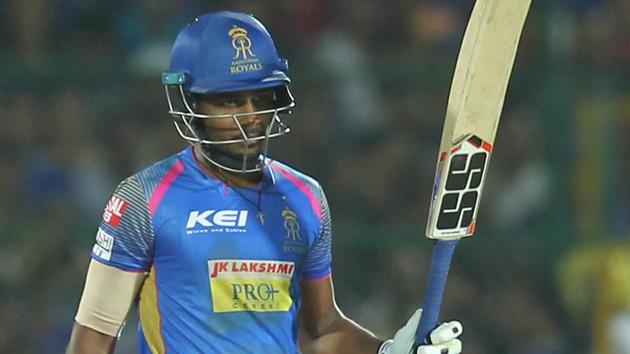 File image of India cricketer Sanju Samson in action in the IPL.(BCCI)
