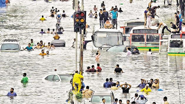 Indian meteorologists can now objectively identify specific weather patterns in active monsoon periods that could trigger high intensity rainfall and set off floods or landslides.(Kunal Patil/HT Photo)