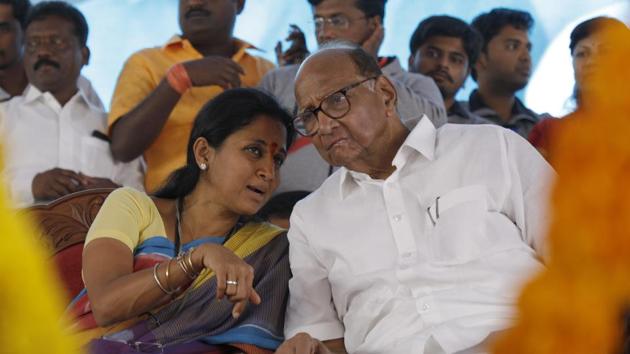 Supriya Sule and Sharad Pawar (HT File) Supriya Sule and Sharad Pawar (HT File)