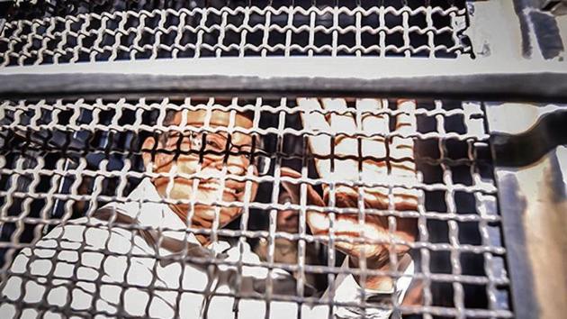 Congress leader and former finance minister P Chidambaram being taken to Tihar jail in connection with the INX Media case, in New Delhi on September 5.(PTI File) Congress leader and former finance minister P Chidambaram being taken to Tihar jail in connection with the INX Media case, in New Delhi on September 5.(PTI File)