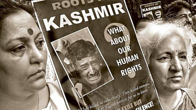 From being killed and forced to flee their homes to seeing their suffering being used, or misused, by Hindutva to gloss over its own anti-Muslim violence, the story of Kashmiri Pandits is tragic.(AFP photo)