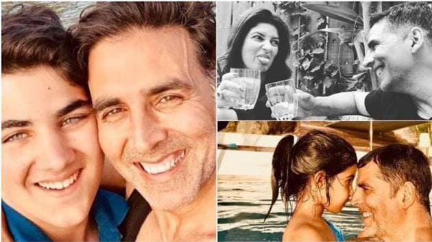 Happy birthday Akshay Kumar: As the actor turns 52, we take a look at some his cutest family pictures.