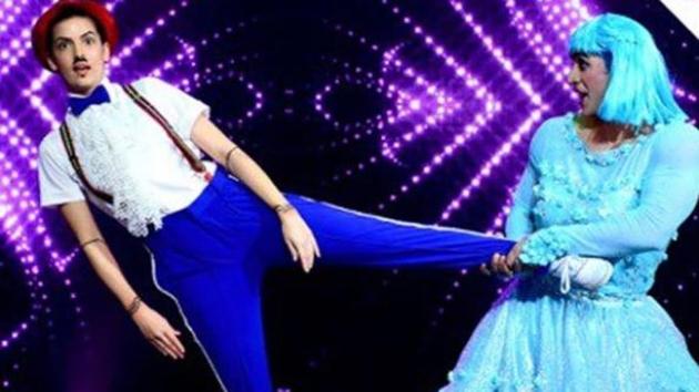 Natasha Stankovic and Aly Goni during their performance on Nach Baliye 9.