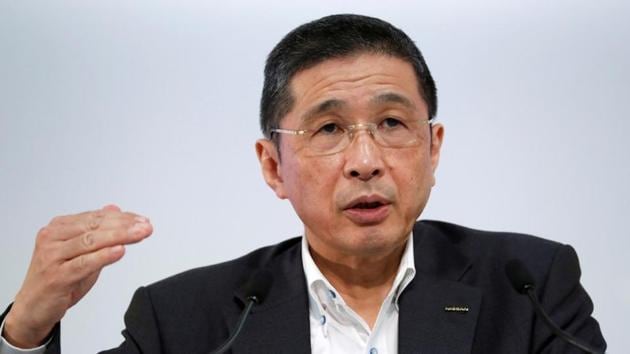 The CEO of crisis-hit Japanese auto giant Nissan plans to resign days after admitting he received more pay than his entitlement.(Reuters Photo) The CEO of crisis-hit Japanese auto giant Nissan plans to resign days after admitting he received more pay than his entitlement.(Reuters Photo)