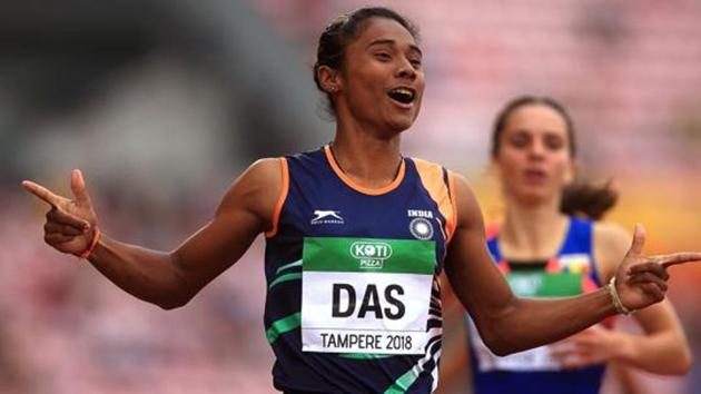 File photo of Hima Das.(Getty Images for IAAF)