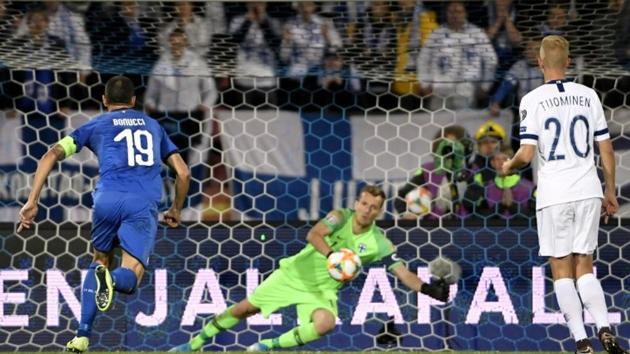 Euro 2020 Qualifier Jorginho Edges Italy To 2 1 Win Against Finland Football News Hindustan Times