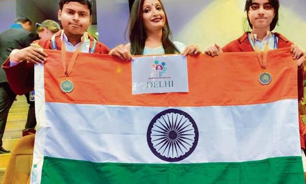 Satyam and Harshita Rao won the bronze in chemistry at the Moscow Olympiad.(Sourced) Satyam and Harshita Rao won the bronze in chemistry at the Moscow Olympiad.(Sourced)