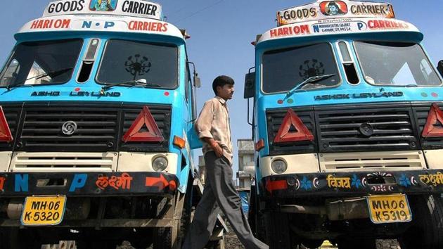 Ashok Leyland is the second-largest manufacturer of M&HCV in the country and employs a huge workforce. According to reports, the company’s sales this year witnessed a 28% decline compared to the last year.(HT FILE)