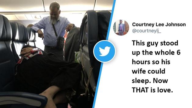 Several people have posted their reactions on the tweet and the man’s gesture. (Twitter/@courtneylj_) Several people have posted their reactions on the tweet and the man’s gesture. (Twitter/@courtneylj_)