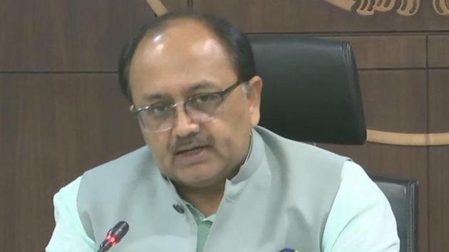 Siddharthanath Singh briefs the media after meeting with UP CM. (ANI/Twitter) Siddharthanath Singh briefs the media after meeting with UP CM. (ANI/Twitter)