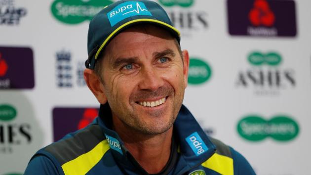 Australia head coach Justin Langer during the press conference.(Action Images via Reuters)