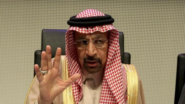 Crude prices gained as the new Saudi oil minister signaled he would defend oil prices.(AP Photo)