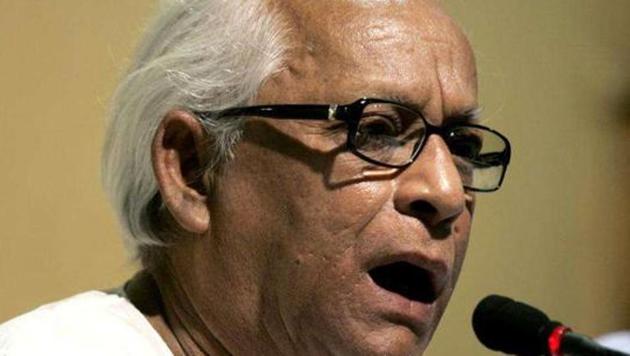 Buddhadeb Bhattacharjee has been released from a private hospital here after his condition improved and doctors declared him “medically stable to return home”. (Reuters Photo) Buddhadeb Bhattacharjee has been released from a private hospital here after his condition improved and doctors declared him “medically stable to return home”. (Reuters Photo)