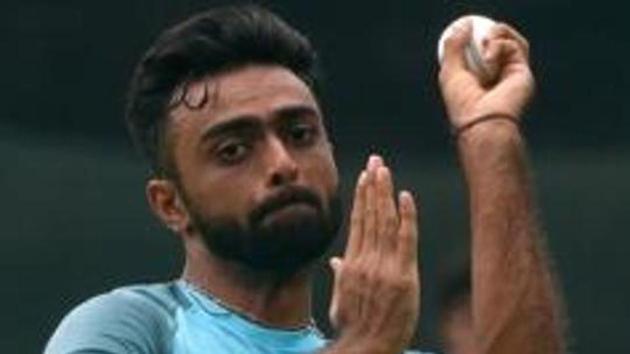 A file photo of Jaydev Unadkat.(AFP)