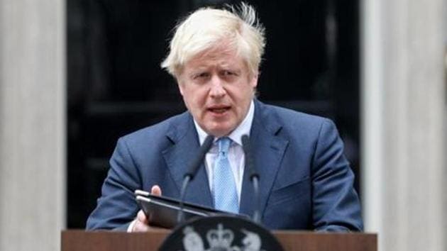 Prime Minister Boris Johnson’s effort to trigger a mid-term election was again stopped by the opposition, when his motion failed to get the two-thirds majority required.(BLOOMBERG.)