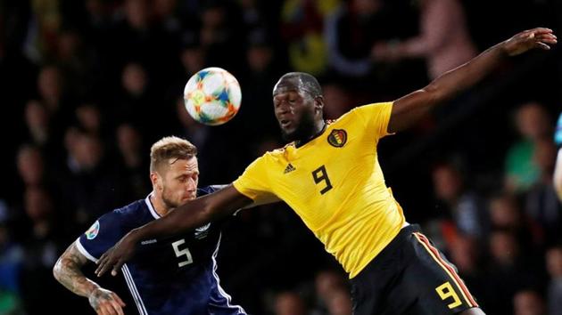 Belgium's Romelu Lukaku in action with Scotland's Liam Cooper (REUTERS) Belgium's Romelu Lukaku in action with Scotland's Liam Cooper (REUTERS)