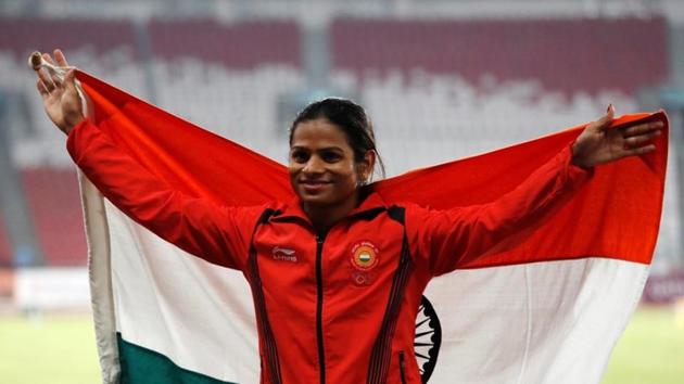 Indian sprinter Duttee Chand(REUTERS)