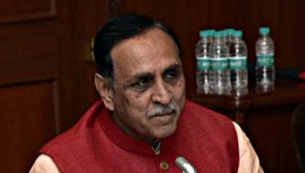 Chief Minister Vijay Rupani has permitted ease of road penalties.(HT FILE)