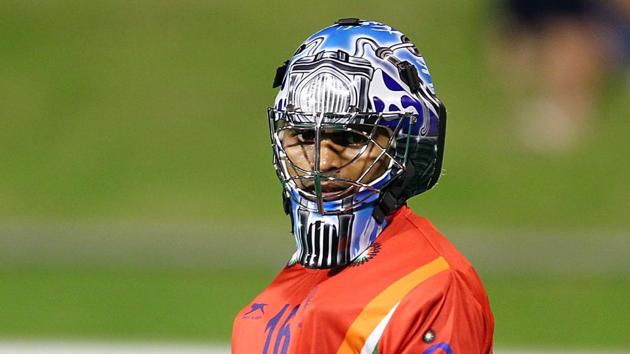 File image of India goalkeeper PR Sreejesh. (Getty Images) File image of India goalkeeper PR Sreejesh. (Getty Images)
