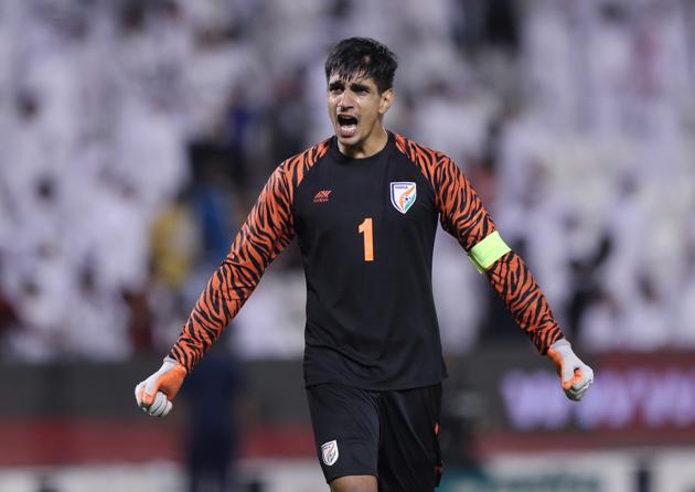 2022 World Cup Qualifier Round 2 - Group E - Qatar v India - Jassim Bin Hamad Stadium, Doha, Qatar - September 10, 2019 India's Gurpreet Singh Sandhu reacts REUTERS/Ibraheem Al Omari (REUTERS) 2022 World Cup Qualifier Round 2 - Group E - Qatar v India - Jassim Bin Hamad Stadium, Doha, Qatar - September 10, 2019 India's Gurpreet Singh Sandhu reacts REUTERS/Ibraheem Al Omari (REUTERS)